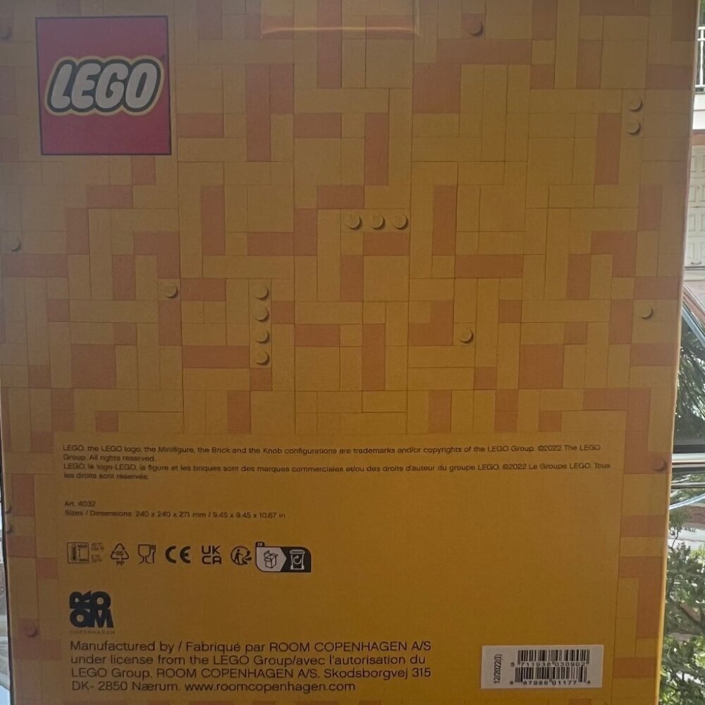 LEGO Large Storage Head Skeleton Face Halloween Decor Toy Box - Picture 4 of 9